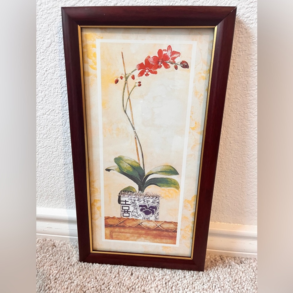 Framed Orchid Wall Art